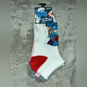 Two pack Smurfs novelty socks